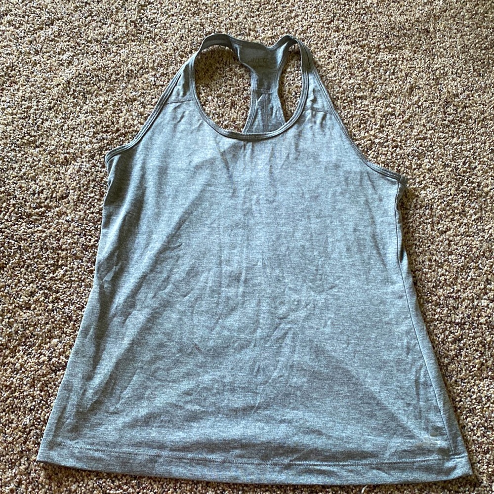 Grey BCG racer back work-out tank top